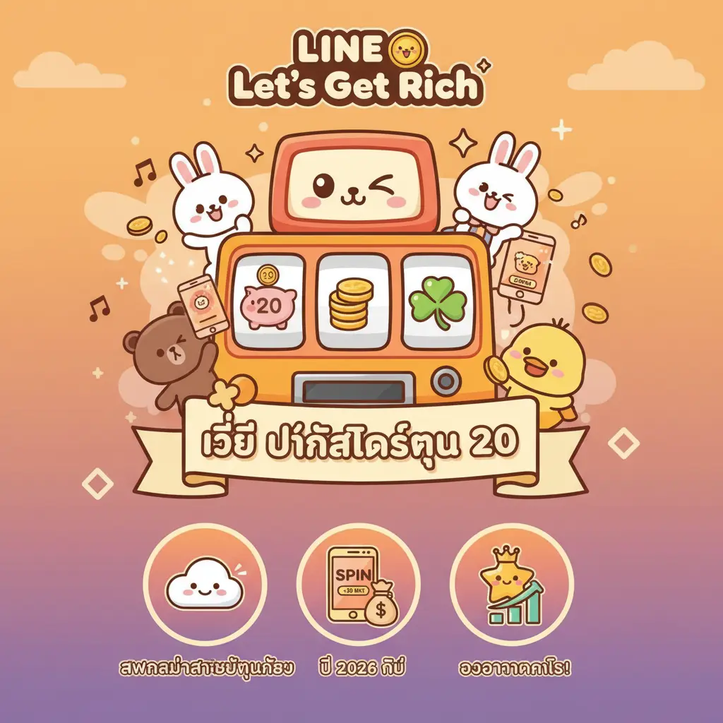 วิธี ปั่นสล็อตทุน 20 - LINE Lets Get Rich