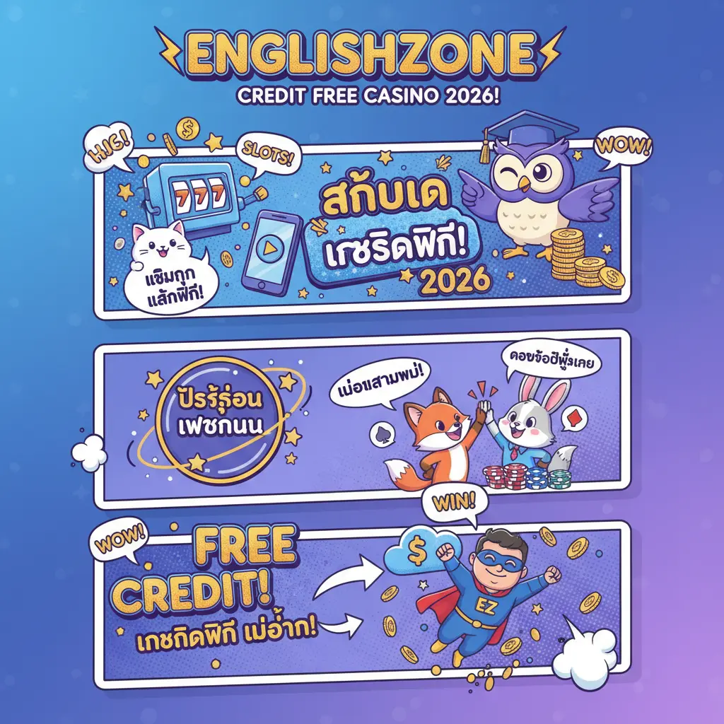 เครดิตฟรีคาสิโนออนไลน์ - EnglishZone