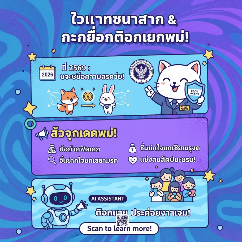 เงื่อนไขถอนเงิน - ตัวแทนธนาคาร