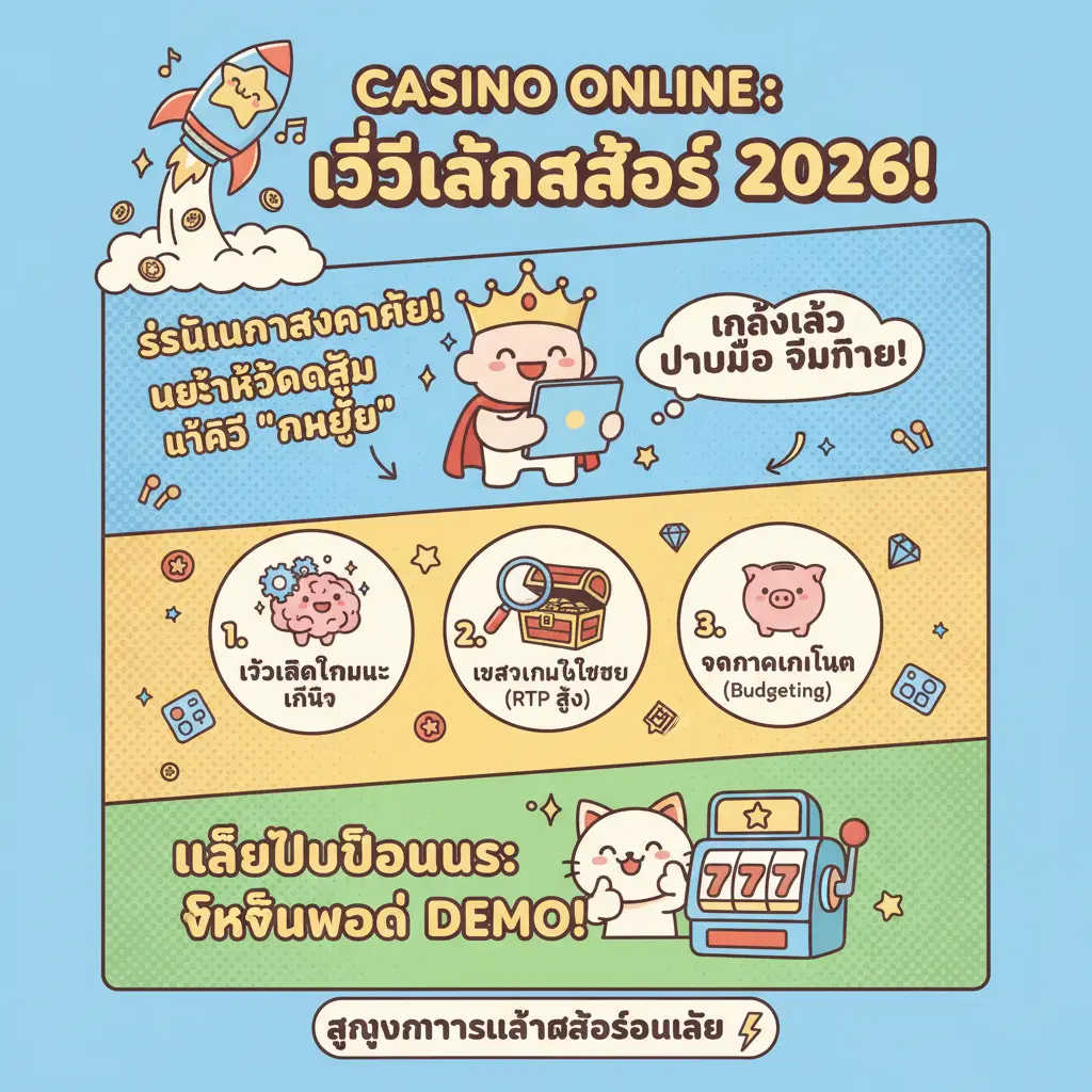 วิธีเล่นสลอต - คาสิโนออนไลน์